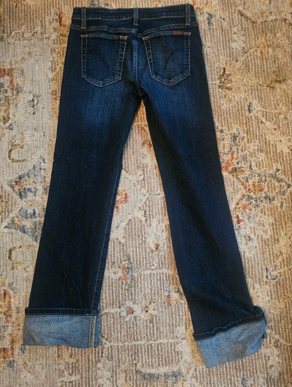 Joe's Cuffed Curvy Bootcut Jeans Sz 28 With 29" Inseam